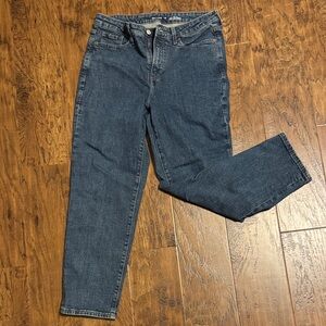 Old Navy Dark Blue Straight Leg Jeans